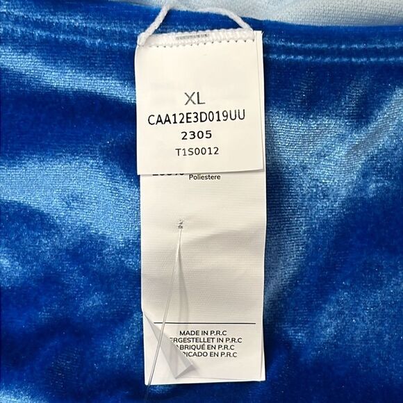 Fluffy Velvet Cutout Plunge Paneling Monokini Swimsuit XL - Picture 7 of 9